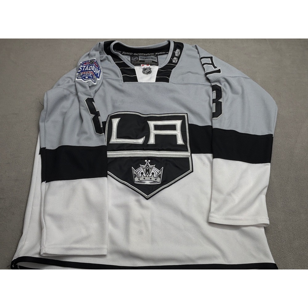 Reebok CCM LA Kings Drew Doughty 2015 Stadium Series Jersey Size 50 Fight Strap